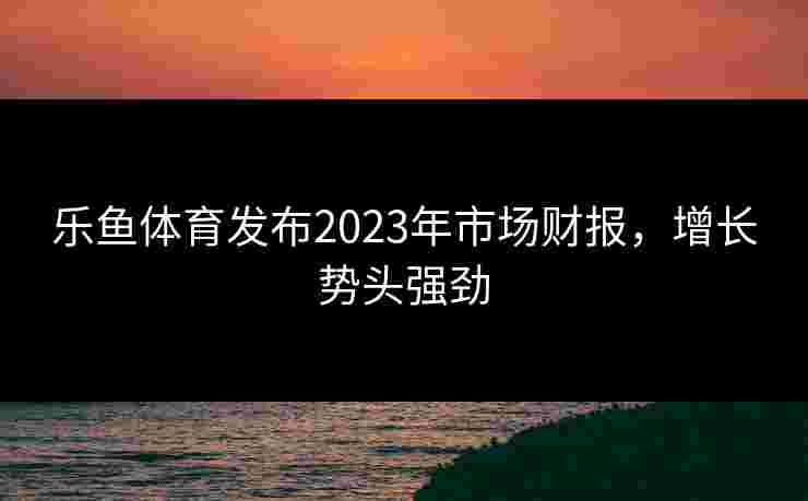 乐鱼体育发布2023年市场财报，增长势头强劲